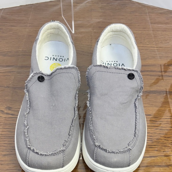 Vionic Seaview Gray Slip-On Sneakers Size 8 Men’s - Picture 3 of 7